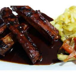 Costillas a la miel